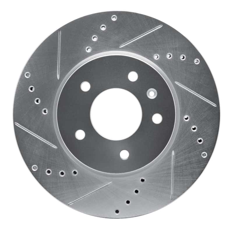 R1 Concepts — R1 07-15 Chevrolet CAPTIVA Front Left Drilled & Slotted Silver Brake Rotor
R1 Brake Rotor Drill - view 1
