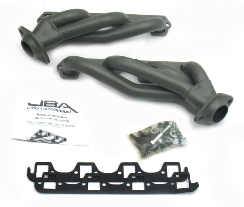 JBA — JBA 86-93 Ford Mustang 5.0L SBF 1-5/8in Primary Ti Ctd Cat4Ward Header
Exhaust Header - view 1