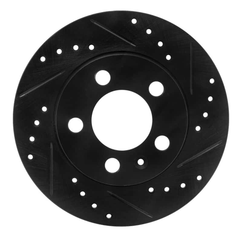 R1 Concepts — R1 01-06 Audi TT Quattro Rear Right Drilled & Slotted Black Brake Rotor
R1 Brake Rotor Drill - view 1