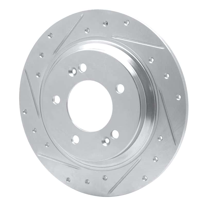 R1 Concepts — R1 13-25 Hyundai SONATA Rear Left Drilled & Slotted Silver Brake Rotor
R1 Brake Rotor Drill - view 2