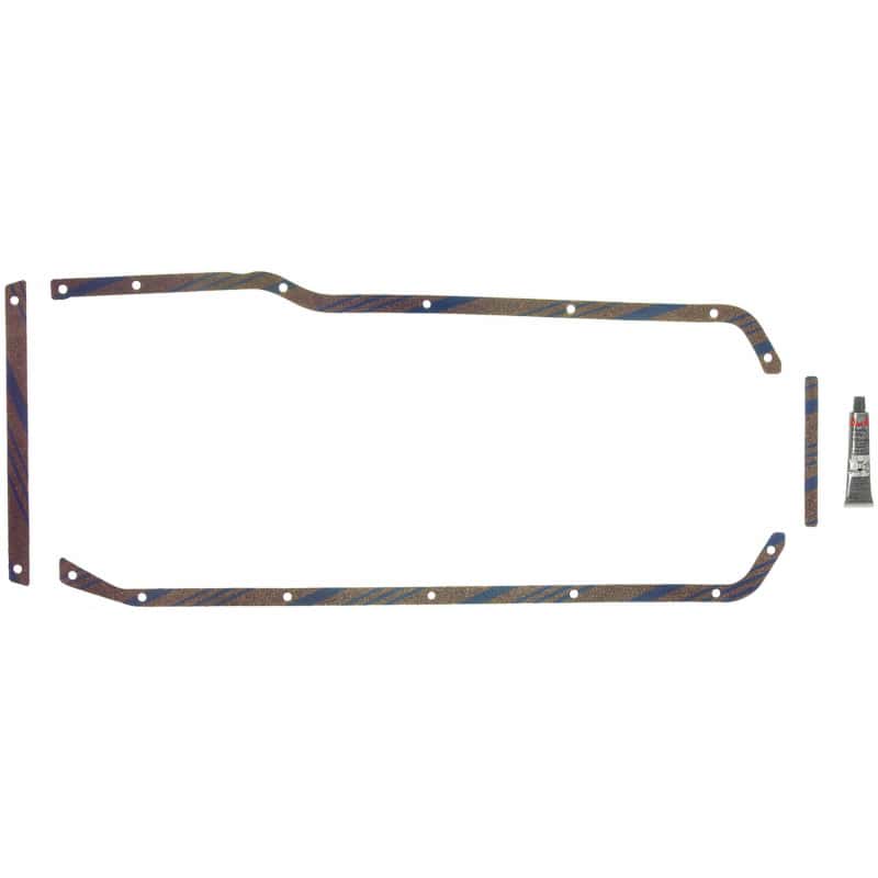 Fel-Pro — Fel-Pro Chevrolet C10 OS 30462 C Engine Oil Pan Gasket Set Blue Stripe cork-rubber - view 1