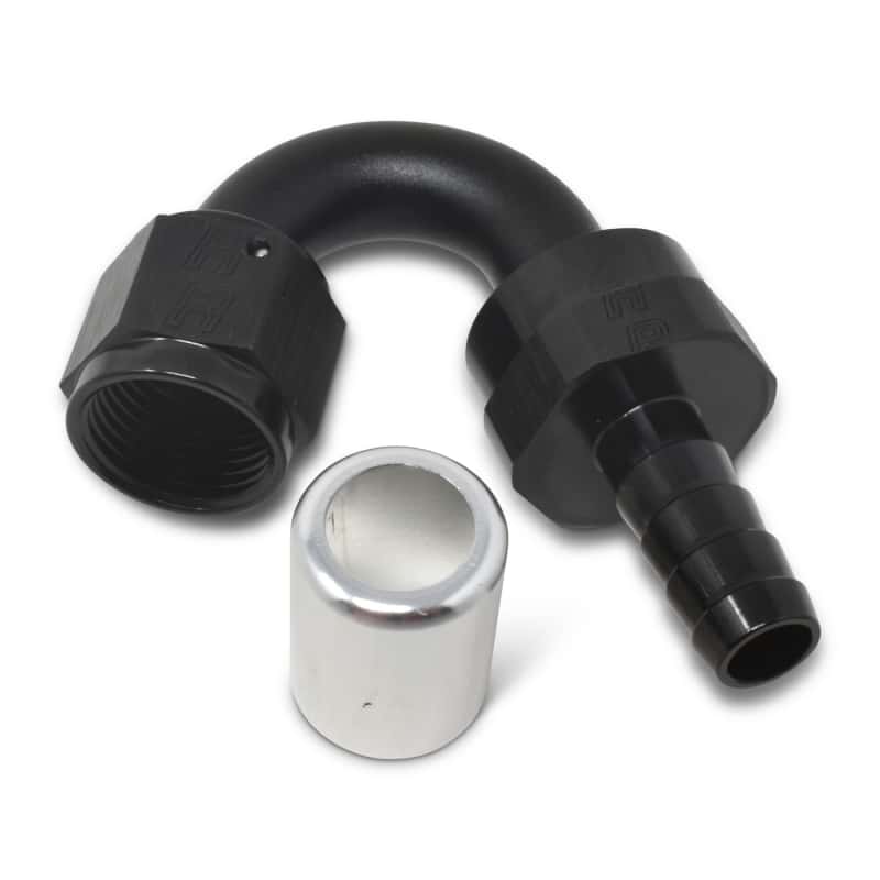 Russell — Russell Performance -10 AN Proclassic Crimp 150 Degree End (O.D. 0.825)
Hose Fitting - view 4
