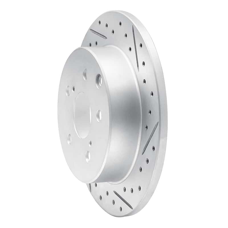 R1 Concepts — R1 06-18 Lexus Hs250H Rear Right Drilled & Slotted Geo-Carbon Rotor - view 2
