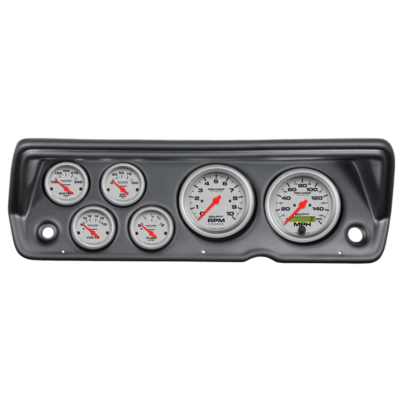 AutoMeter — Autometer Ultra-Lite 70-76 Duster/ Demon/ Dart Dash Kit 6pc Tach / MPH / Fuel / Oil / WTMP / Volt
GA KT ABODY 70-76 UL - view 1