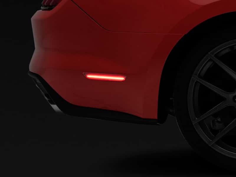Raxiom — Raxiom 15-22 Ford Mustang Axial Series LED Side Marker Lights Rear (Smoked)
Lights - view 1