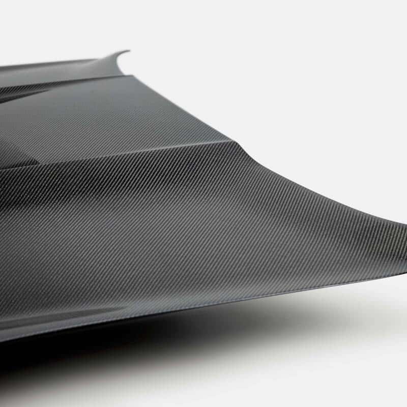Anderson Composites — Anderson Composites 15-20 Ford Mustang Shelby GT350/GT350R Type GT5 Double Sided Carbon Fiber Hood - view 5