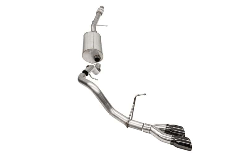 CORSA Performance — Corsa 2021-25 Chevrolet Suburban 5.3L 4WD Single Side 3in Sport Cat-Back 4in DW Round Black PVD Tip
Exhaust - view 2
