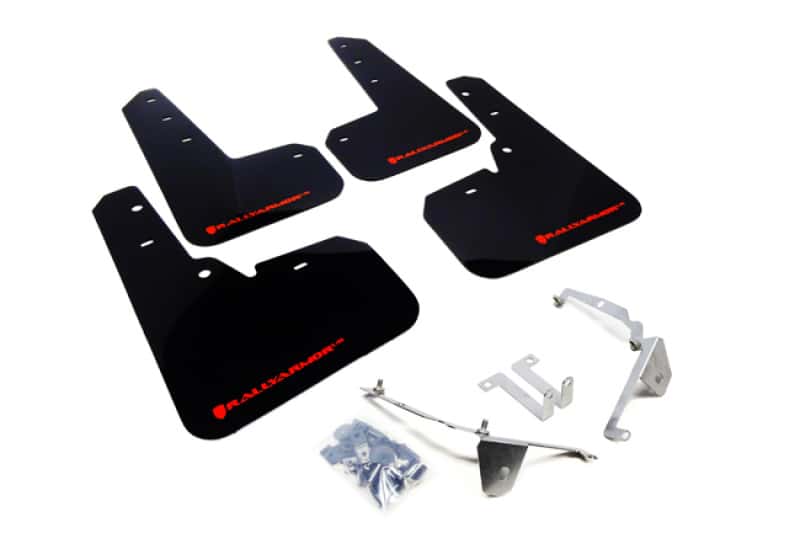 Rally Armor — Rally Armor 13-17 Subaru Crosstrek XV Red Mud Flap w/White Logo
Mud Flap - view 1