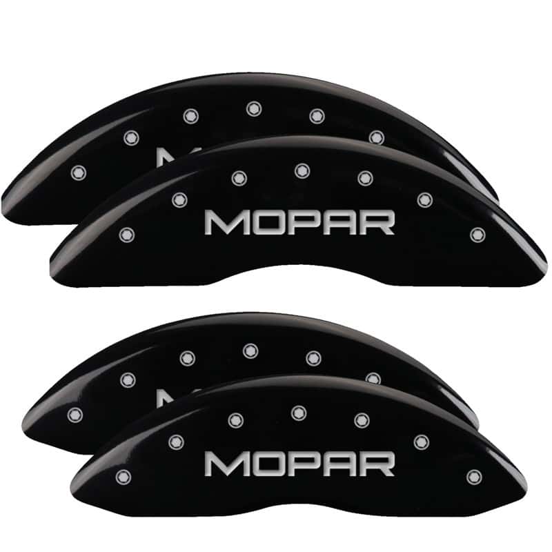 MGP — MGP 4 Caliper Covers Engraved Front & Rear MOPAR Black finish silver ch
Caliper Covers - view 1