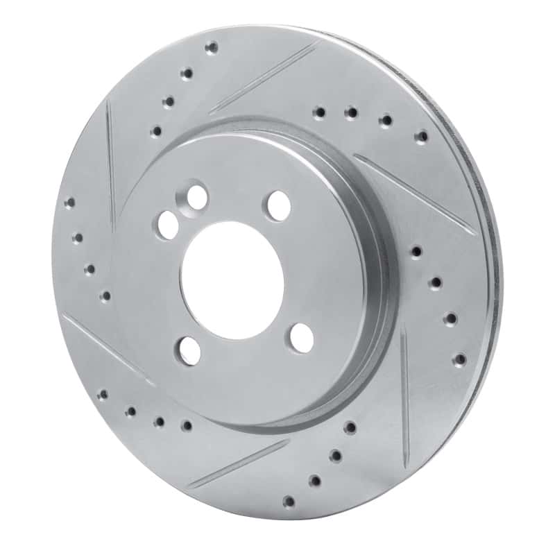 R1 Concepts — R1 02-08 Mini Cooper (Excl Clubman) Front Left Drilled & Slotted Silver Brake Rotor
R1 Brake Rotor Drill - view 2