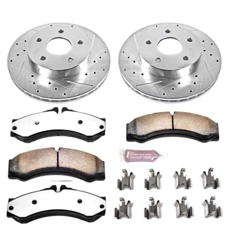 PowerStop — Power Stop 99-04 Jeep Grand Cherokee Front Z36 Truck & Tow Brake Kit - view 1