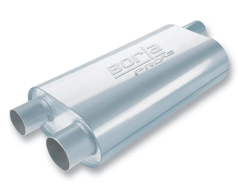 Borla — Borla Universal Oval Transverse 2.5in Inlet/Outlet 19in x 10.25in x 5.5in Turbo XL Muffler
Transverse Muffler
Muffler - view 3
