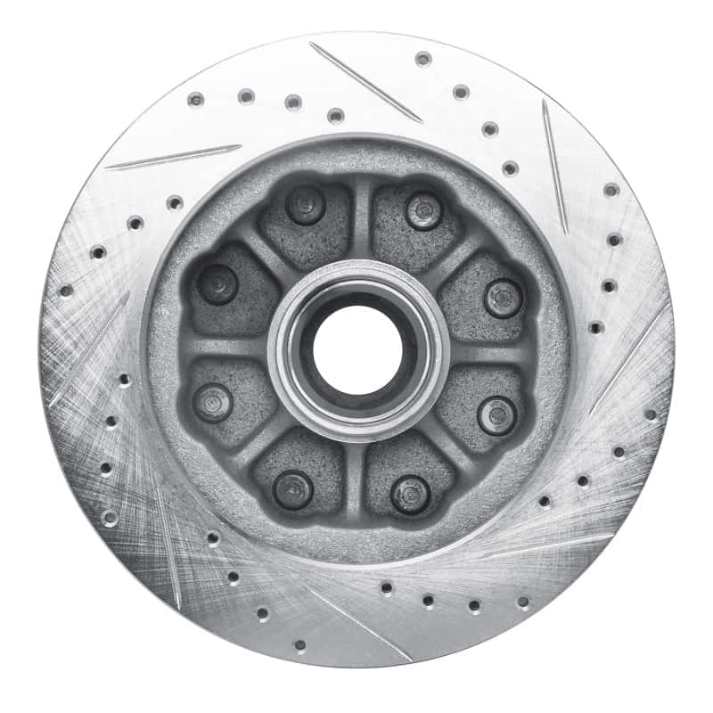 R1 Concepts — R1 1988-1996 Chevrolet C2500 Front Left Drilled & Slotted Silver Brake Rotor
R1 Brake Rotor Drill - view 5