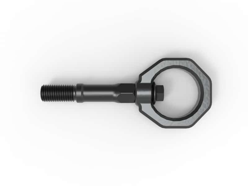aFe — aFe CONTROL Rear Tow Hook Chevrolet Corvette (C8) 20-25 V8-6.2L- Gray
Rear Tow Hook - view 4
