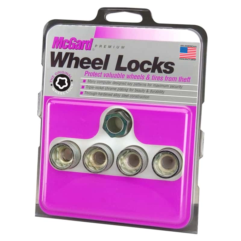McGard — McGard Wheel Lock Nut Set - 4pk. (Under Hub Cap / Cone Seat) 9/16-18 / 15/16 Hex / 1.015in. L - view 5