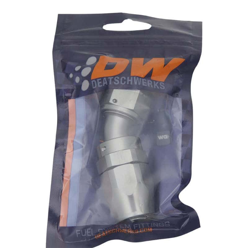 DeatschWerks — DeatschWerks 10AN Female Swivel 30-Degree Hose End CPE - Anodized Titanium - view 1