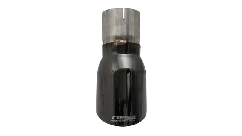 CORSA Performance — Corsa Single Universal 3.0in Inlet / 4.0in Outlet Black PVD Pro-Series Tip Kit
Exhaust - view 5