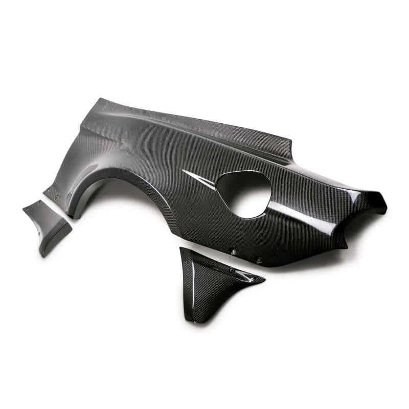 Anderson Composites — Anderson Composites 18-19 Ford Mustang Type-JTP Fender Flares (10 Piece Set) - view 7