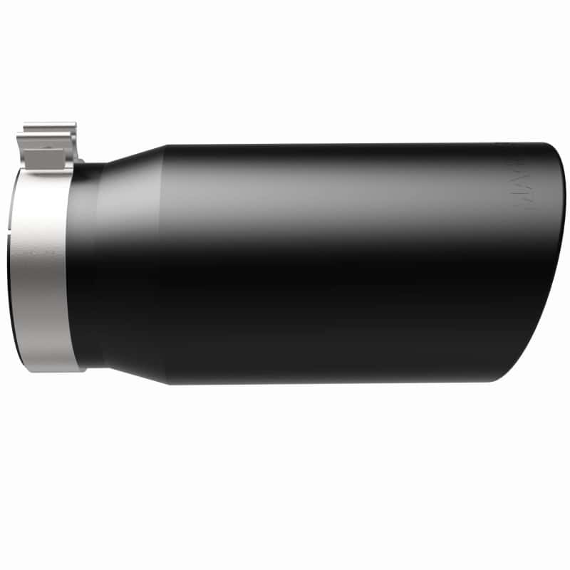 Magnaflow — MagnaFlow Tip Stainless Black Coated Single Wall Round Single Outlet 6in Dia 5in Inlet 13in L
Stainless Steel
Exhaust Tip - view 17