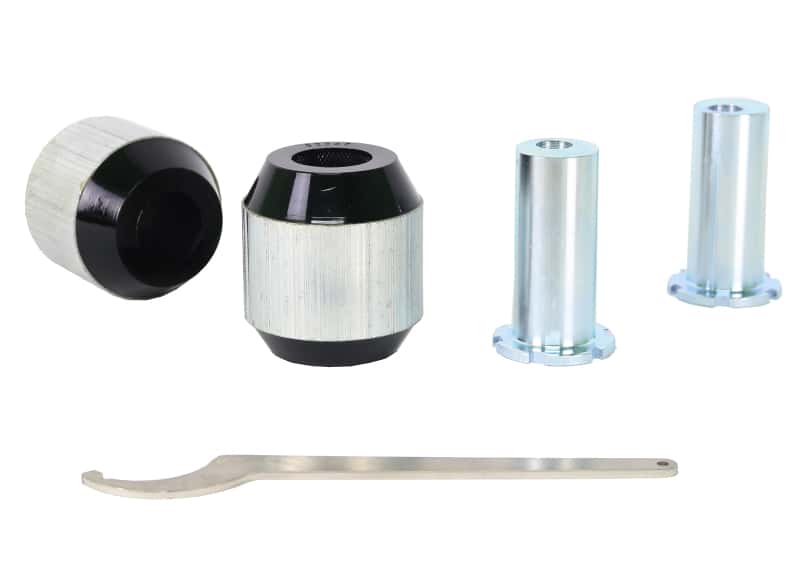 Whiteline — Whiteline 18-23 Kia Stinger Front Control Arm Lower Bushing Kit Double Offset
Alignment Caster Kit - view 2