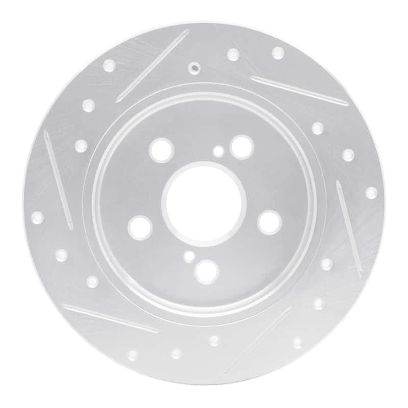 R1 Concepts — R1 09-24 Lexus CT200H Rear Right Drilled & Slotted Silver Brake Rotor
R1 Brake Rotor Drill - view 5