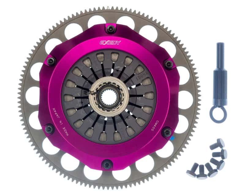 Exedy — Exedy 1993-1995 Mazda RX-7 R2 Hyper Compe-R Twin Cerametallic Clutch Rigid Center Disc Pull Type
Hyper Compe Series - view 1