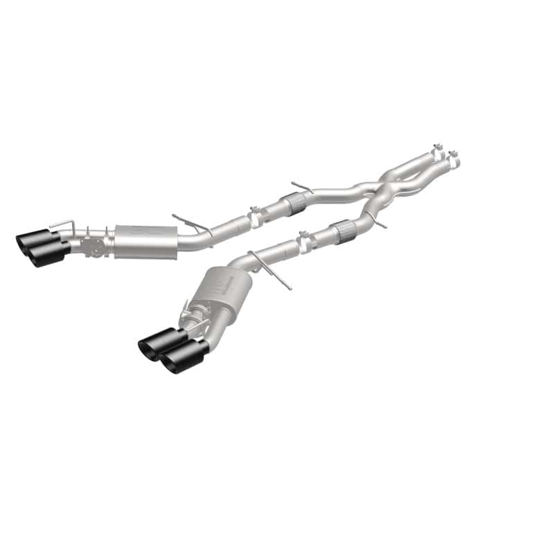 Magnaflow — MagnaFlow SYS Cat-Back 2015-2017 Cadillac CTS-V 6.2L Quad 4in Carbon Fiber Tips
Cat-Back - view 3