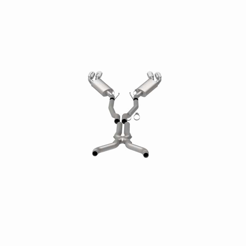 Magnaflow — MagnaFlow 13 Chevy Camaro V8 6.2L S/C Quad Split Rear Exit Cat Back Perf Exhaust
Cat-Back - view 11