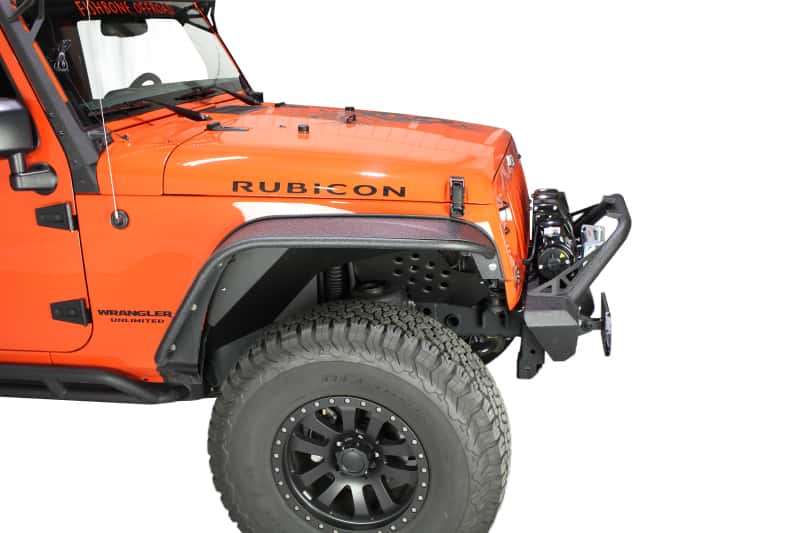 Fishbone Offroad — Fishbone Offroad 07-18 Jeep JK Wrangler Front/Rear Inner Fenders -Aluminum - Blk Pwdrcoat (Set Of 4) - view 3