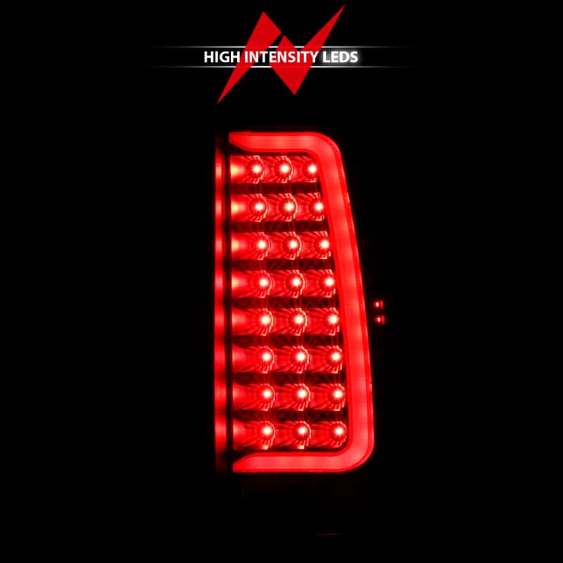 ANZO — ANZO 2007-2014 Chevy Tahoe LED Taillight Plank Style Black w/Clear Lens - view 14