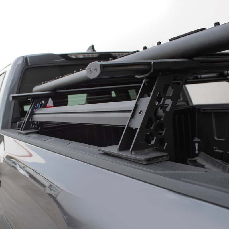 Go Rhino — Go Rhino 15-22 Ford F-150 / 19-22 RAM 1500 / 07-21 Toyota Tundra XRS Cross Bars Kit - Tex. Blk
XRS Bed Cross Rails - view 7