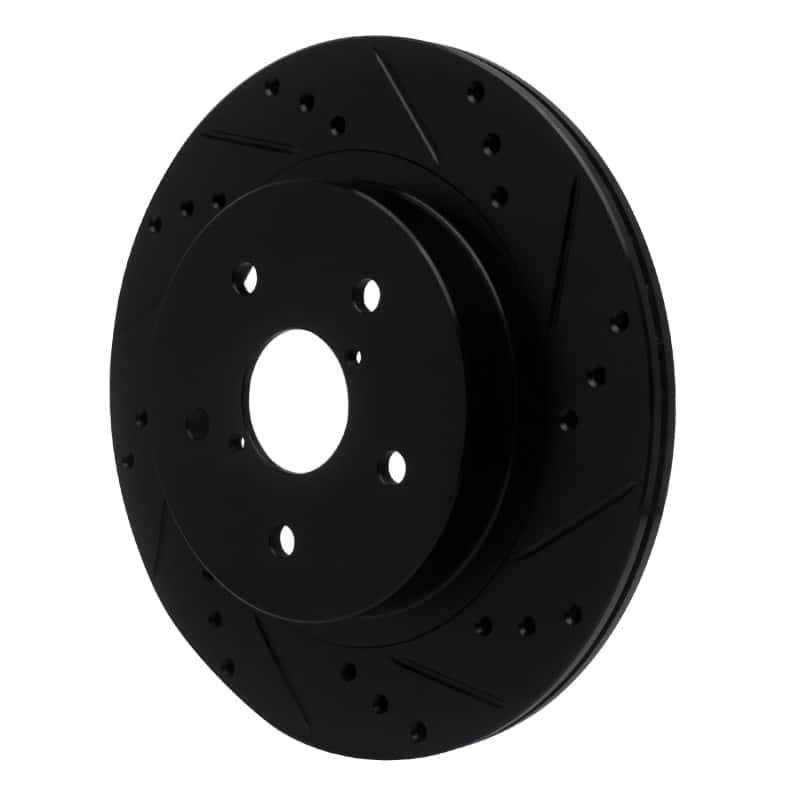 R1 Concepts — R1 15-25 Subaru Outback Rear Right Drilled & Slotted Black Brake Rotor
R1 Brake Rotor Drill - view 2