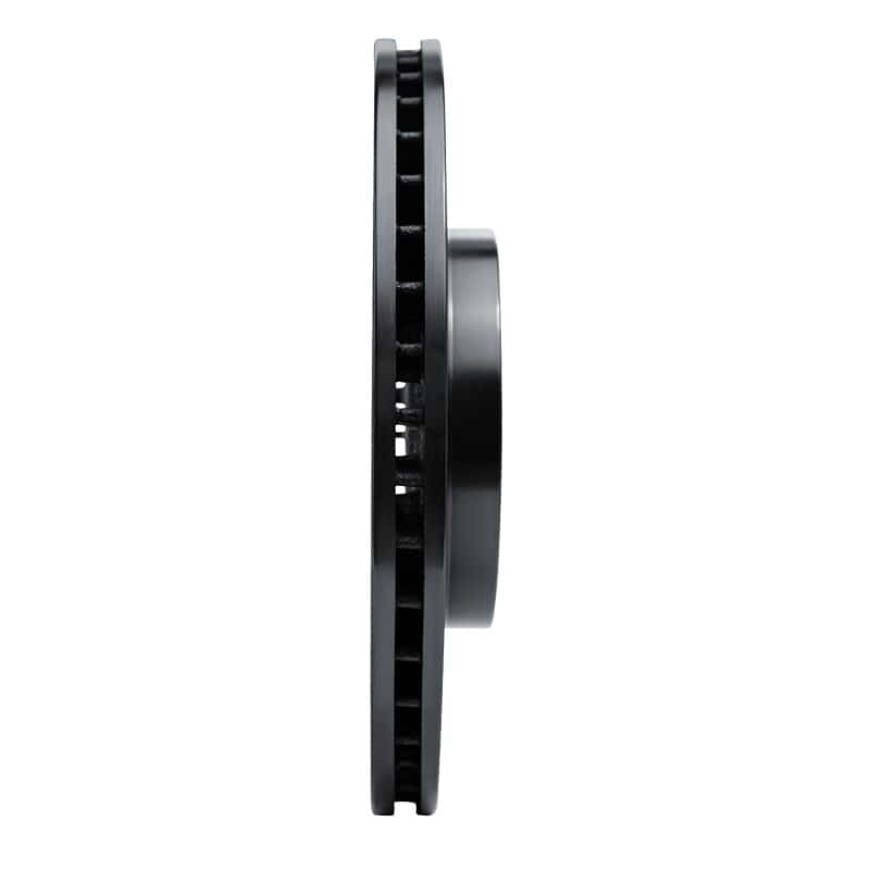 R1 Concepts — R1 12-16 Honda CR-V Front Right Drilled & Slotted Black Brake Rotor
R1 Brake Rotor Drill - view 3