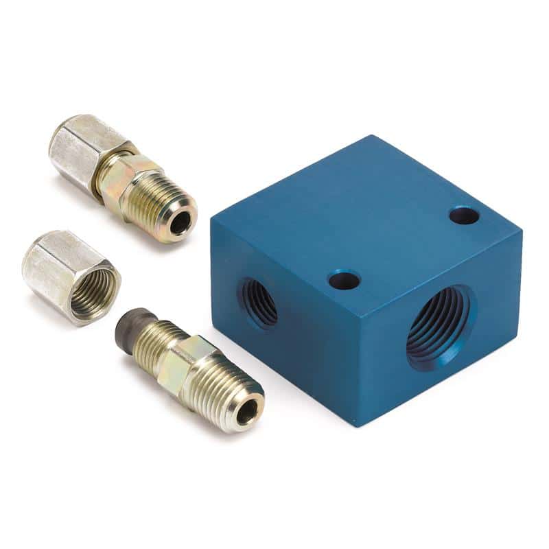 AutoMeter — Autometer Transmission Line Adapter Fitting for 5/16in O.D. Tubing 1/2in NPTF
5/16 TUBE TRANST MAN - view 2