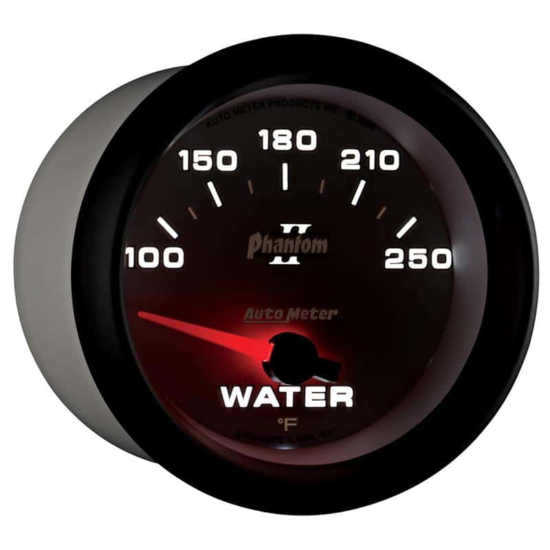 AutoMeter — Autometer Phantom II 2-5/8in 100-250 Degrees F Electrical Water Temperature Gauge
2-5/8" WATER TEMP, 1 - view 7