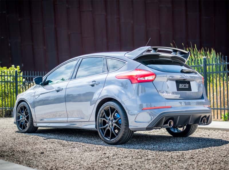 Borla — Borla 16-17 Ford Focus RS 2.3L MT Round Angle-Cut Tips Split Rear Exit ATAK Catback Exhaust
Cat-Back System - view 5