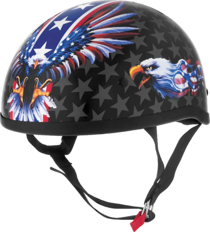Bikers Choice — Skid Lids Flame Eagle Original Helmet - Medium - view 2