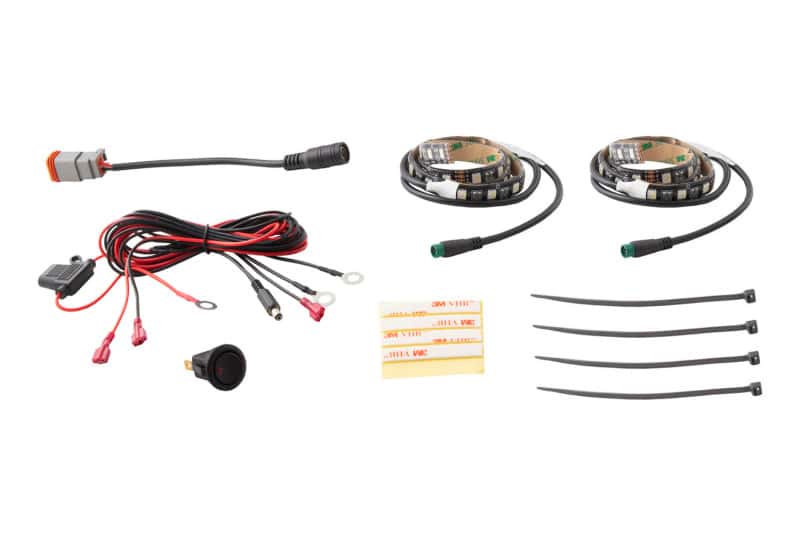Diode Dynamics — Diode Dynamics RGBW Grille Strip Kit 2pc Multicolor - view 1