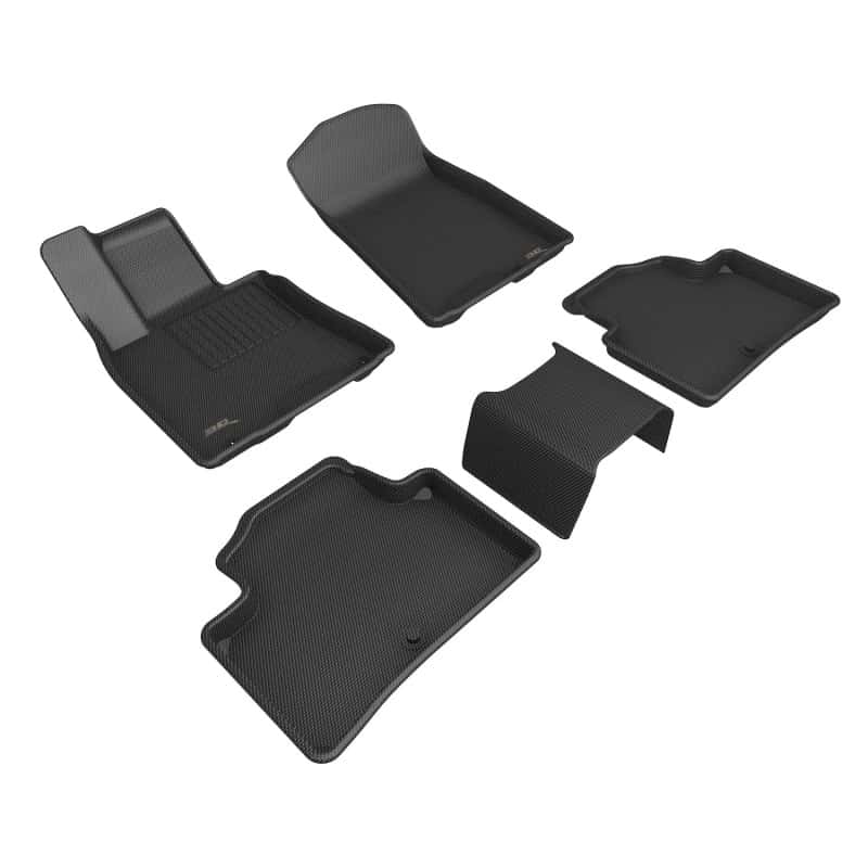 3D MAXpider — 3D MAXpider 22-23 Genesis GV70 Kagu Floor Mat- Black R1 R2
Floor Mat Set - view 1