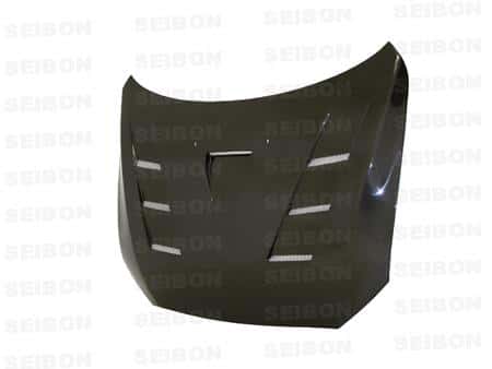 Seibon — Seibon 08-12 Mitsubishi Evo X TS-style Carbon Fiber Hood - view 5