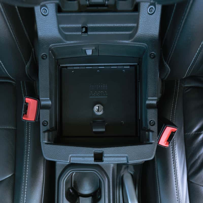 Tuffy Products — Tuffy Console Safe W/ Keyed Lock For Jeep Wrangler & Gladiator
Console Safe - view 1