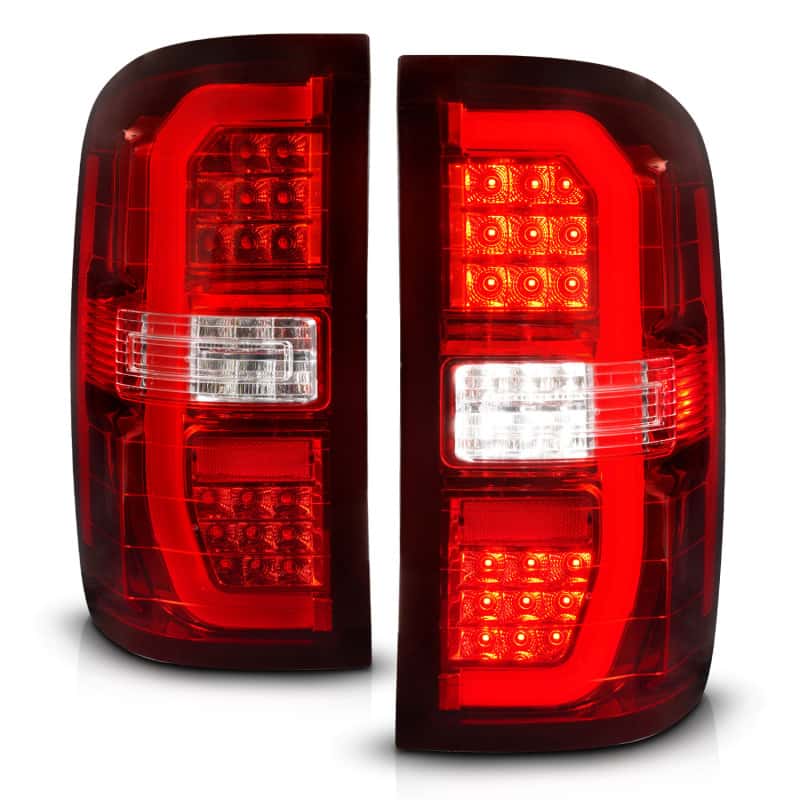 ANZO — ANZO 14-18 GMC Sierra 1500 LED Taillights Red/Clear
Tail Light Set - view 8