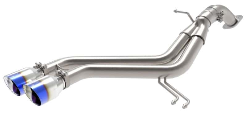 aFe — aFe Takeda 13-17 Hyundai Veloster L4-1.6L 2-1/2in 304 SS Axle-Back Exhaust w/ Blue Flame Tips
Axle-Back Exhaust - view 2