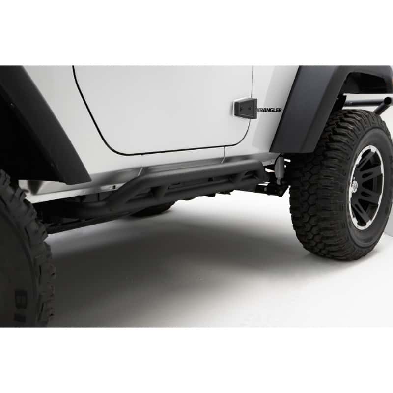 Rugged Ridge — Rugged Ridge RRC Rocker Guards Black 07-18 2-Door Jeep Wrangler
OFFROAD_STEPSSLIDERS
Rocker Panel Guard - view 1