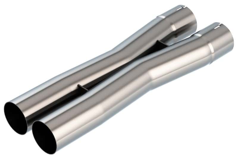 Borla — Borla 3.0in Universal X-Pipe 4.43in Inlet Centerline 3.51in Outlet Centerline 21.06in OAL - view 2