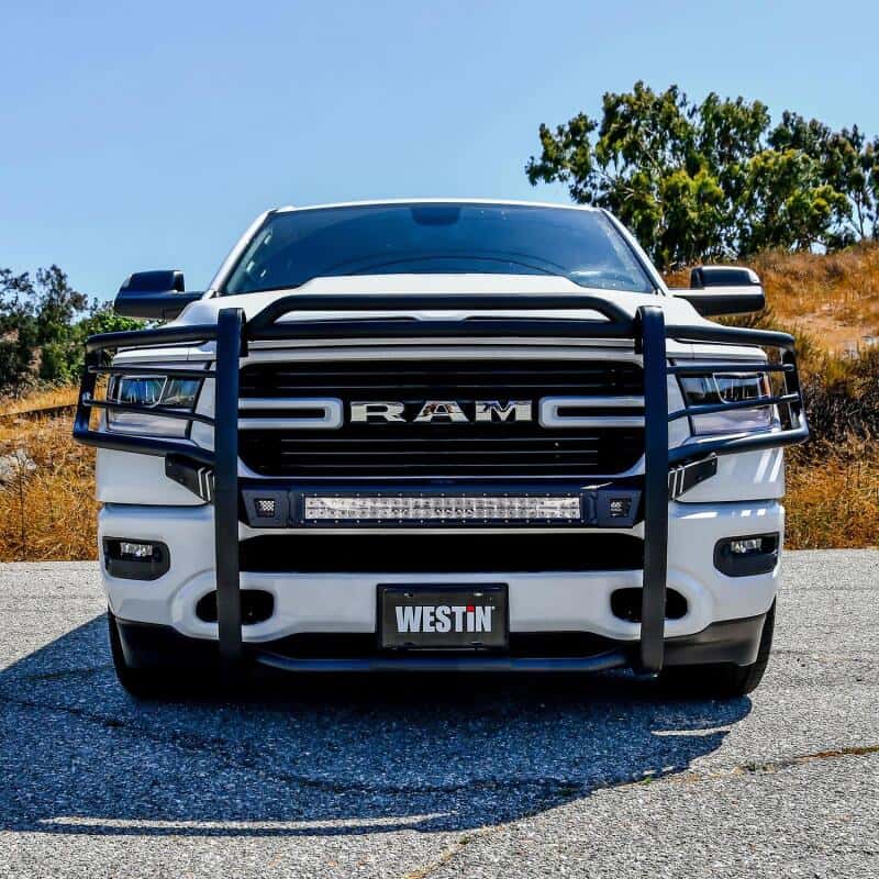 Westin — Westin 19-21 Ram 1500 Sportsman X Grille Guard - Textured Black (Excluding Classic & Rebel)
Grille Guard - view 3