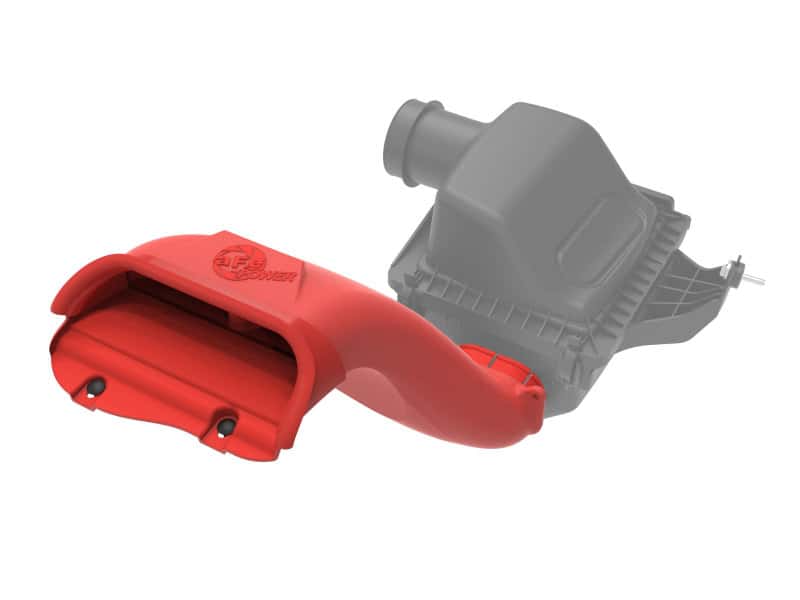 aFe — aFe Rapid Induction Dynamic Air Scoop 2021+ Ford F-150V6/V8 - Red
Dynamic Air Scoop - view 3