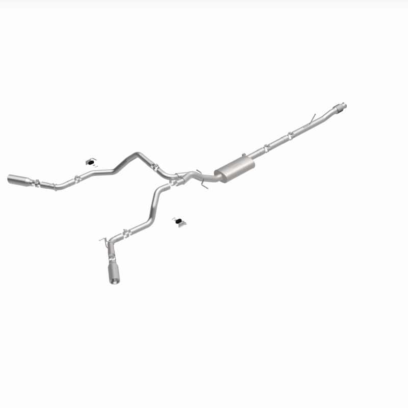 Magnaflow — MagnaFlow 2019 Chevy Silverado 1500 V8 5.3L Street Series Dual Split Exit Exhaust w/ Polished Tips
Cat-Back - view 7