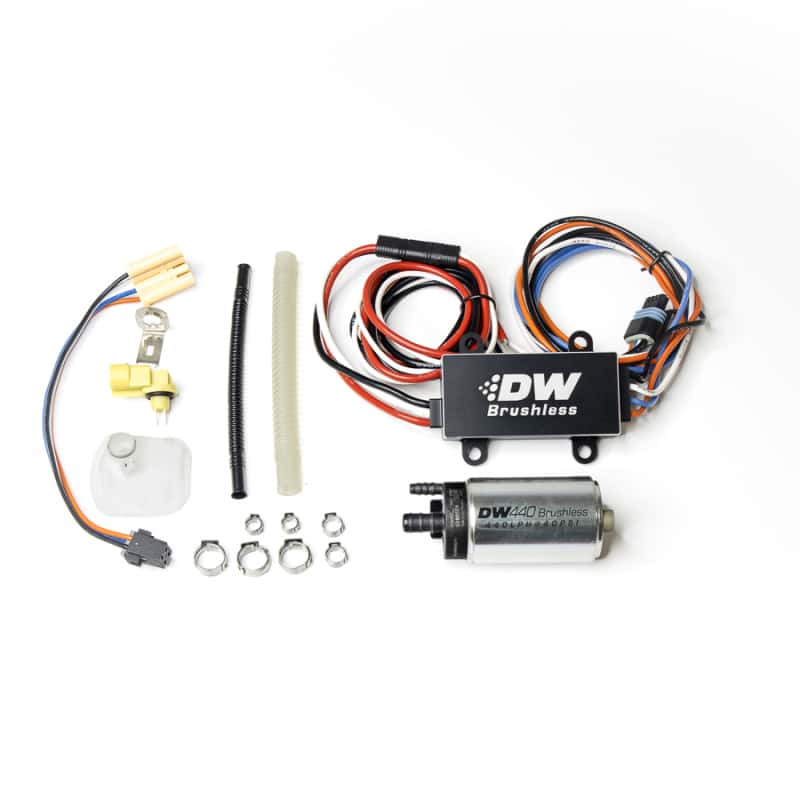DeatschWerks — DeatschWerks DW440 440lph Brushless Fuel Pump Single/Dual Controller & Install 15+ Ford Mustang GT
Fuel Pumps - view 1