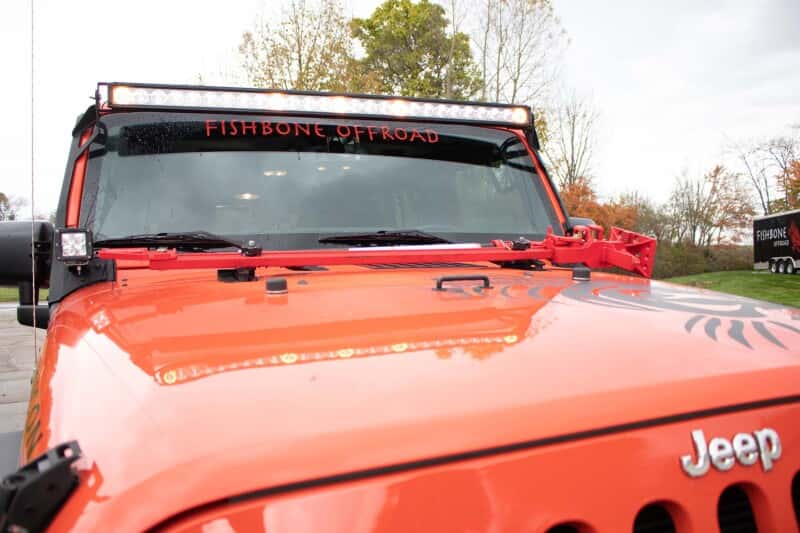 Fishbone Offroad — Fishbone Offroad Hood Mounted Hi-Lift Jack Mount JK/JL/JT - view 14